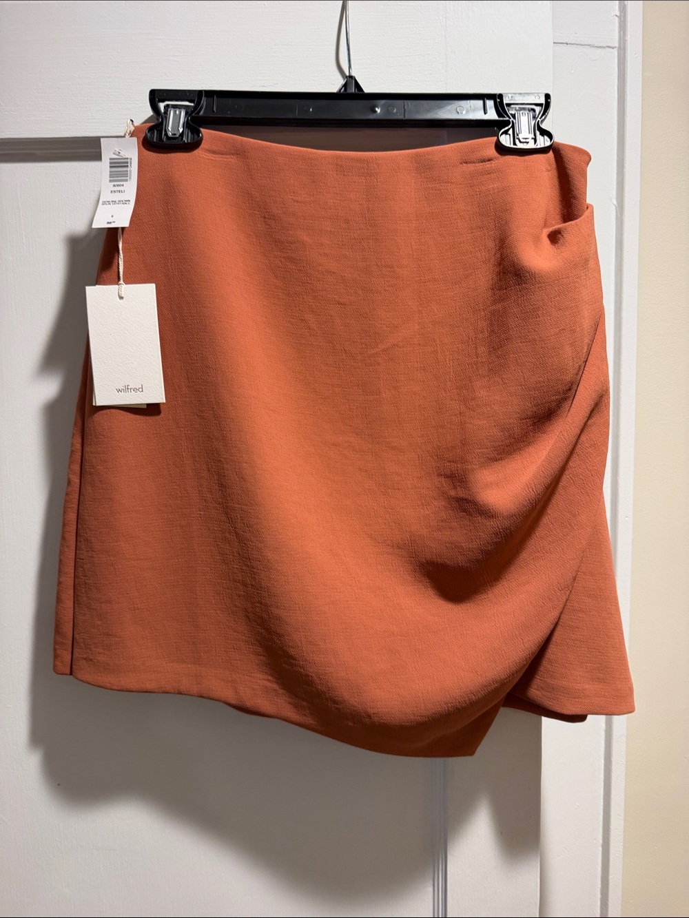 Wilfred Terra Cotta Mini Skirt